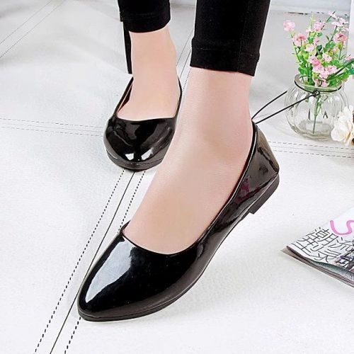 Chaussures de printemps femme en Manteau peinture ronde ouverture profonde- Europe - semelle plastique Ref 999878