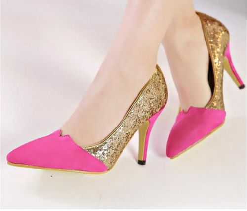 Chaussures de printemps femme en pointu - doux semelle plastique Ref 999883