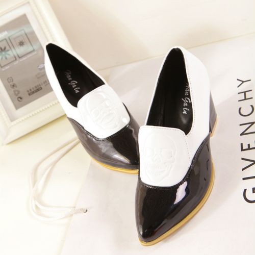Chaussures de printemps femme en Ercengzhupi pointu ouverture profonde, Modèles mélangées, - semelle caoutchouc