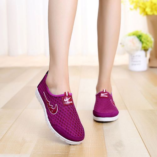 Chaussures de printemps femme en engrener ronde ouverture profonde, - loisir semelle caoutchouc Ref 999963