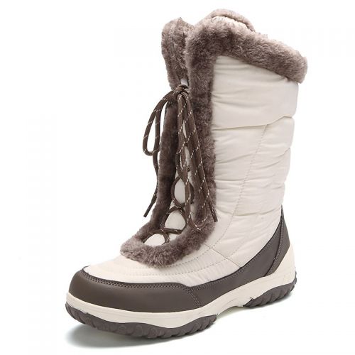 Chaussures de ski en cuir véritable SS-MLR - Ref 1067088