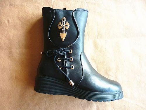 Chaussures de ski en cuir - Ref 1067133