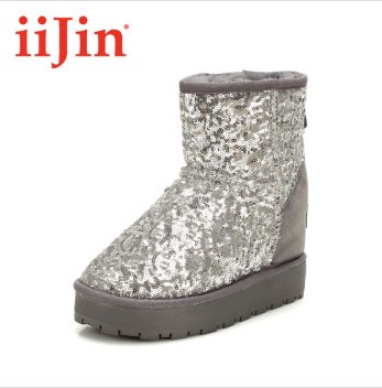 Chaussures de ski en cuir vache fendu IIJIN - Ref 1067314