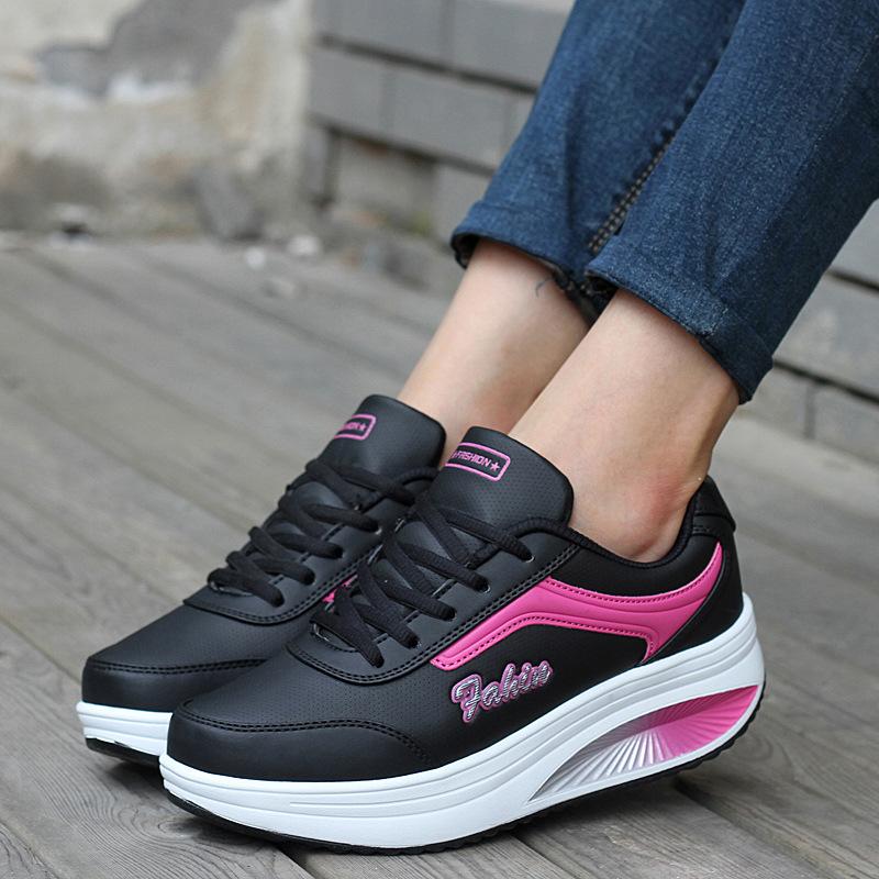 Chaussures de sport femme en PU artificiel - Ref 3420828