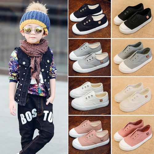 Chaussures de tennis enfants en toile AKATIE pour Toute saison - semelle caoutchouc Ref 1003072