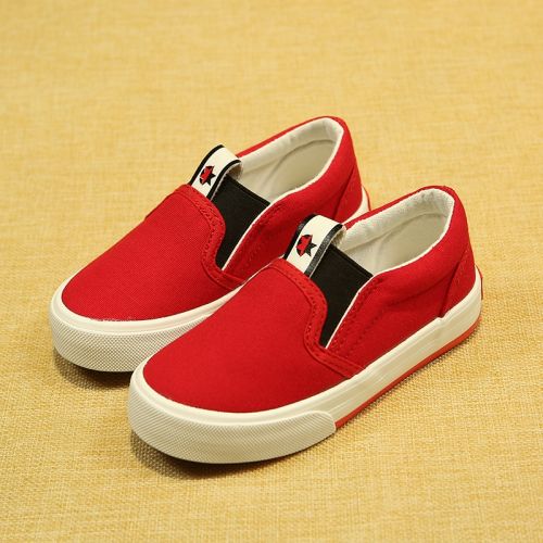 Chaussures de tennis enfants en toile WARRIOR pour printemps - semelle caoutchouc antidérapant Ref 1003148