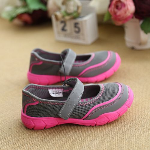 Chaussures de tennis enfants en toile pour printemps - semelle caoutchouc antidérapant Ref 1003496