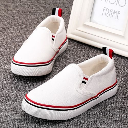 Chaussures de tennis enfants en toile pour printemps - semelle caoutchouc Ref 1003693