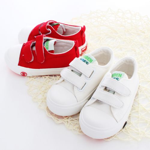 Chaussures de tennis enfants en toile pour printemps - semelle caoutchouc Ref 1003804
