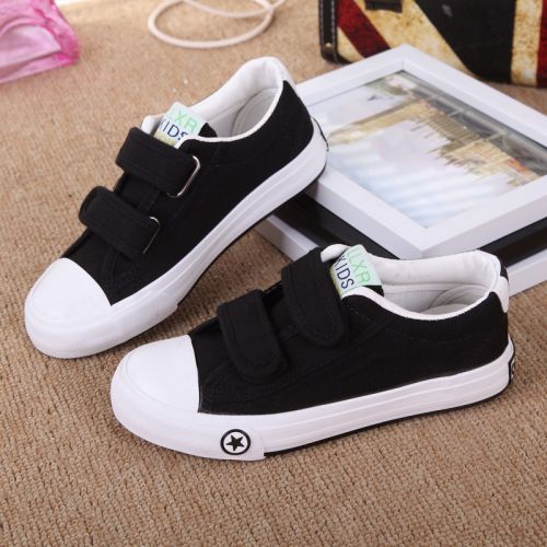 Chaussures de tennis enfants en toile pour printemps - Ref 1003909