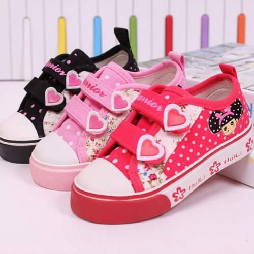 Chaussures de tennis enfants en toile WARRIOR pour printemps - semelle caoutchouc Ref 1003982