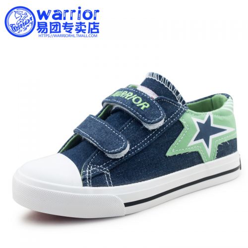 Chaussures de tennis enfants en toile WARRIOR pour Toute saison - semelle caoutchouc Ref 1004044