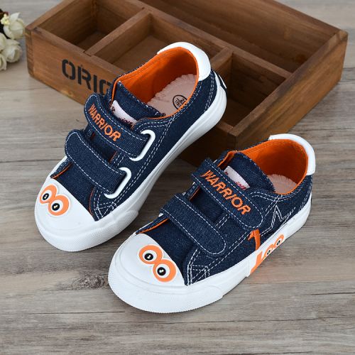 Chaussures de tennis enfants en toile WARRIOR pour Toute saison - semelle caoutchouc Wear Ref 1004165
