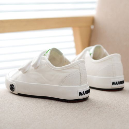 Chaussures de tennis enfants en toile WARRIOR pour printemps - semelle caoutchouc Ref 1004216