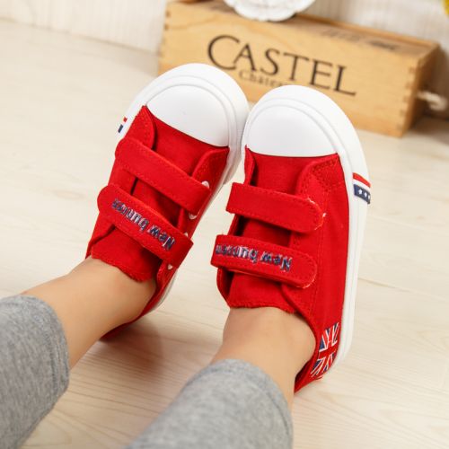 Chaussures de tennis enfants en toile LITTLE PRESIDENT pour printemps - semelle caoutchouc Ref 1004255