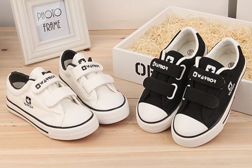 Chaussures de tennis enfants en toile WARRIOR pour Toute saison - semelle caoutchouc naturel Ref 1004315