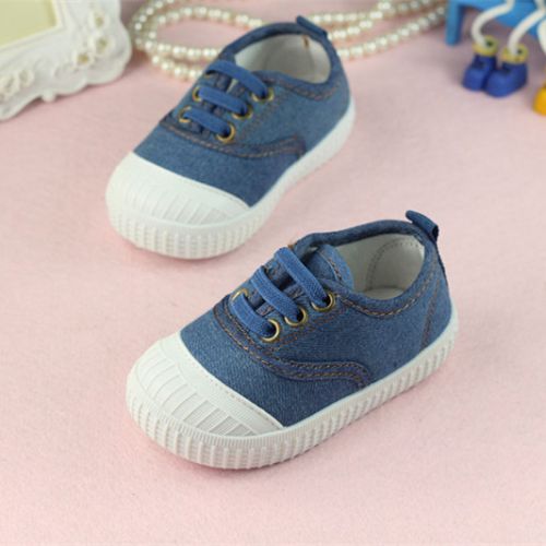  Chaussures de tennis enfants en toile pour printemps - semelle caoutchouc Ref 1004618