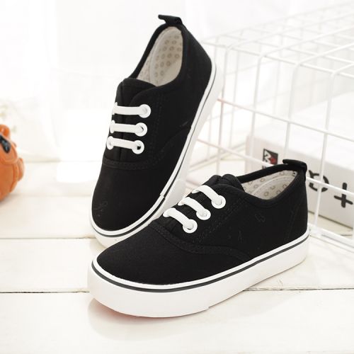 Chaussures de tennis enfants en toile CLTL pour printemps - semelle vulcanisation Ref 1004814