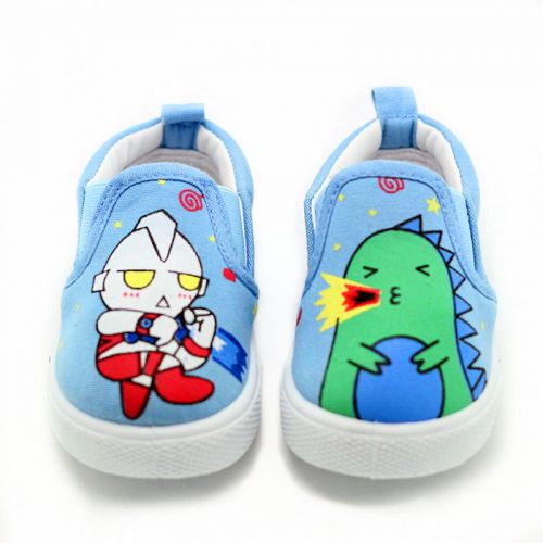 Chaussures de tennis enfants en toile pour été - semelle caoutchouc Ref 1004858