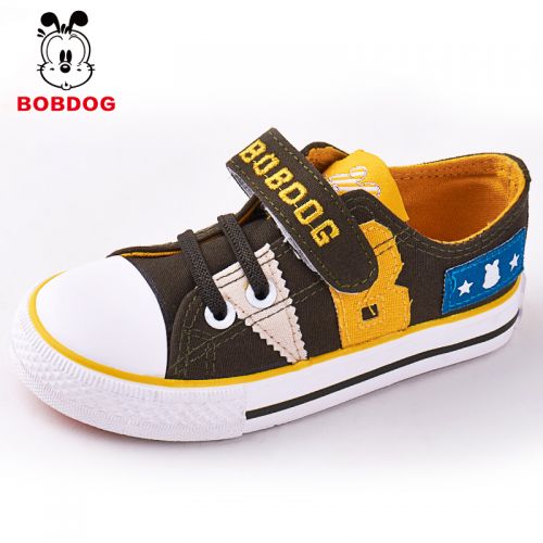 Chaussures de tennis enfants en toile BOBDOG pour printemps - semelle caoutchouc Ref 1004876