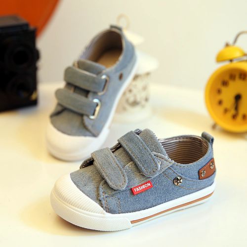 Chaussures de tennis enfants en toile pour printemps - semelle caoutchouc Ref 1005388