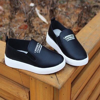 Chaussures de tennis enfants en cuir synthétique pour Toute saison - semelle caoutchouc Ref 1005489