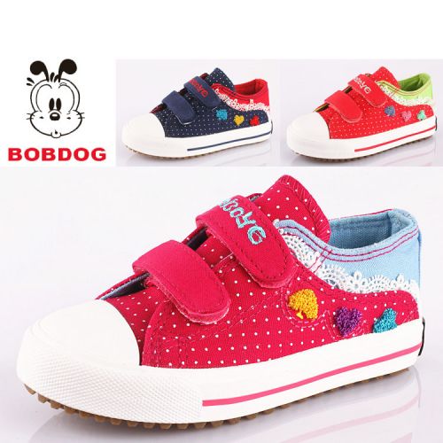 Chaussures de tennis enfants en toile pour printemps - semelle caoutchouc Ref 1005549