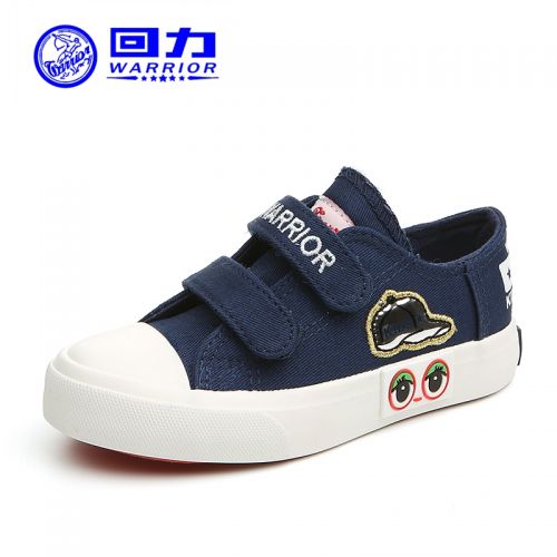 Chaussures de tennis enfants en toile WARRIOR pour printemps - semelle caoutchouc Ref 1005839