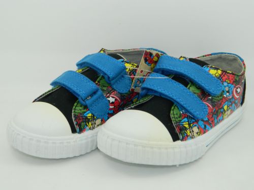 Chaussures de tennis enfants en toile MARVEL pour Toute saison - semelle caoutchouc Ref 1005936