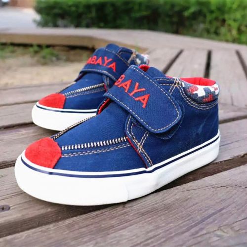 Chaussures de tennis enfants en toile pour printemps - Ref 1006092