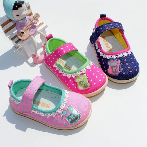 Chaussures de tennis enfants en toile pour printemps - semelle caoutchouc Ref 1006277
