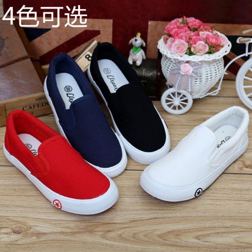 Chaussures de tennis enfants en toile pour printemps - semelle caoutchouc Ref 1006279