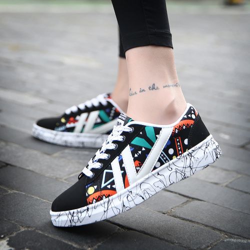 Chaussures de tennis enfants en toile pour Toute saison - semelle caoutchouc Ref 1006373