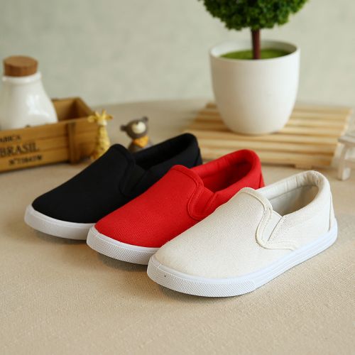 Chaussures de tennis enfants en toile pour Toute saison - semelle caoutchouc Ref 1006525