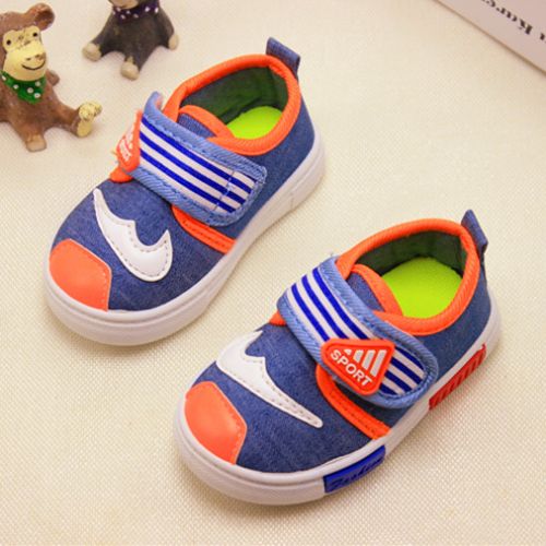 Chaussures de tennis enfants en toile pour printemps - Ref 1006669