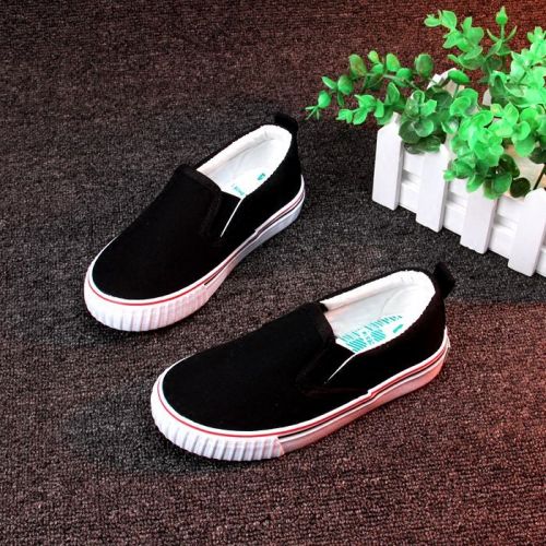 Chaussures de tennis enfants en toile pour printemps - semelle caoutchouc Ref 1006945