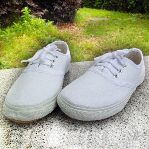 Chaussures de tennis enfants en toile pour Toute saison - semelle caoutchouc Ref 1006960