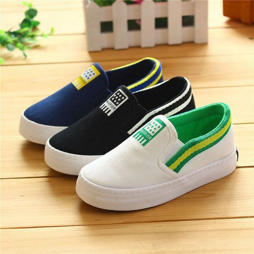 Chaussures de tennis enfants en toile WARRIOR pour printemps - semelle caoutchouc naturel Ref 1007194