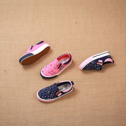 Chaussures de tennis enfants en toile WARRIOR pour printemps - semelle caoutchouc Ref 1007299