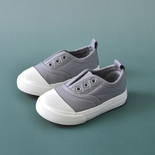 Chaussures de tennis enfants en toile pour printemps - semelle caoutchouc Ref 1007326