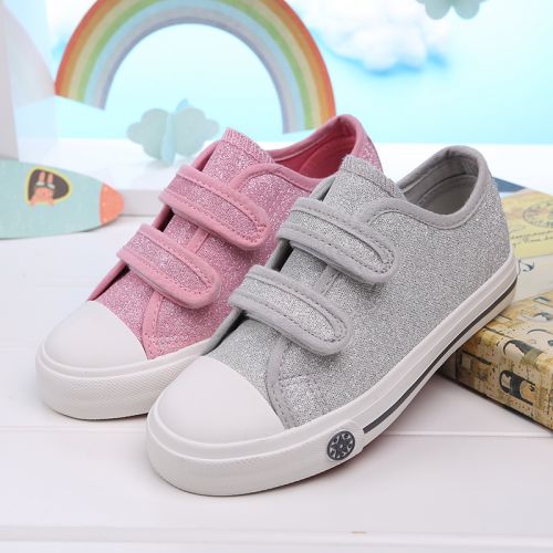 Chaussures de tennis enfants en toile pour printemps - semelle caoutchouc Ref 1007342