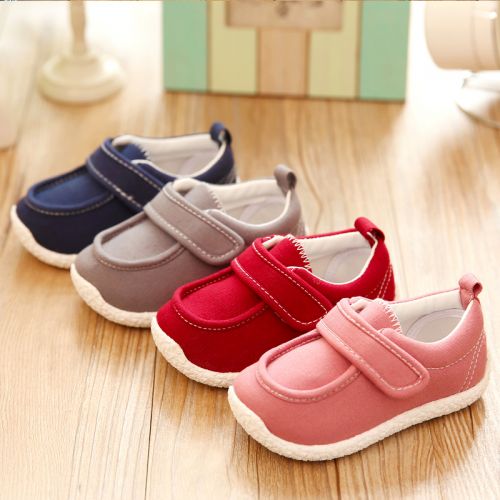 Chaussures de tennis enfants en toile pour printemps - semelle caoutchouc naturel Ref 1007461