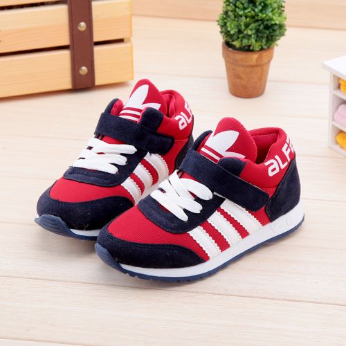 Chaussures de tennis enfants / s avec perles pour printemps - Ref 1007582