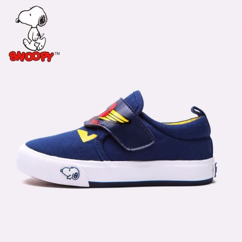 Chaussures de tennis enfants en toile SNOOPY pour printemps - semelle vulcanisation Ref 1007905