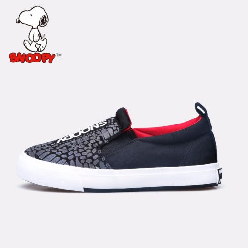 Chaussures de tennis enfants en toile SNOOPY pour printemps - semelle vulcanisation Ref 1007960