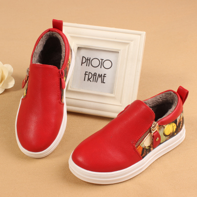 Chaussures de tennis enfants en cuir synthétique coutures pour printemps - semelle caoutchouc Wear Ref 1008038