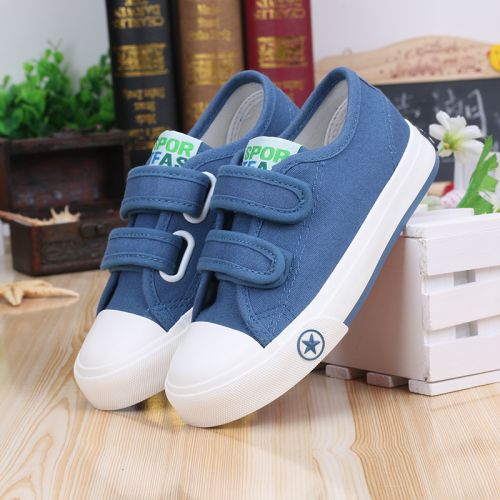 Chaussures de tennis enfants en toile pour été - semelle caoutchouc Ref 1008182