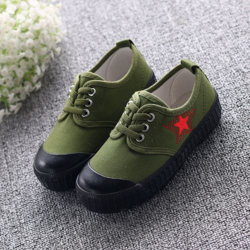 Chaussures de tennis enfants en toile pour printemps - semelle caoutchouc naturel Ref 1008227