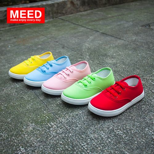 Chaussures de tennis enfants en toile MEED pour printemps - semelle Ref 1008245
