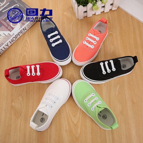 Chaussures de tennis enfants en toile WARRIOR pour printemps - semelle caoutchouc Wear Ref 1008546
